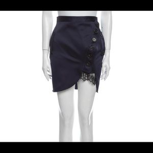 Self Portrait Mini lace skirt